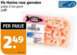 Poiesz Vis Marine roze garnalen aanbieding