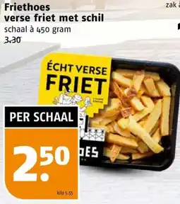 Poiesz Friethoes verse friet met schil aanbieding