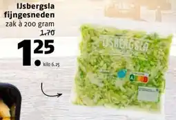 Poiesz IJsbergsla fijngesneden aanbieding