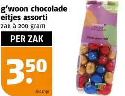 Poiesz G'woon chocolade eitjes assorti aanbieding