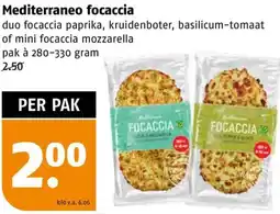 Poiesz Mediterraneo focaccia aanbieding