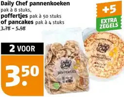 Poiesz Daily Chef pannenkoeken, poffertjes of pancakes aanbieding