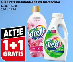 Poiesz Alle Dreft wasmiddel of wasverzachter aanbieding