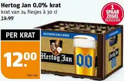 Poiesz Hertog Jan 0.0% krat aanbieding