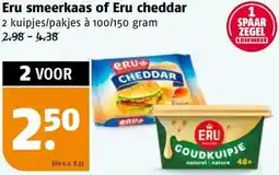 Poiesz Eru smeerkaas of Eru cheddar aanbieding