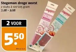 Poiesz Stegeman droge worst aanbieding