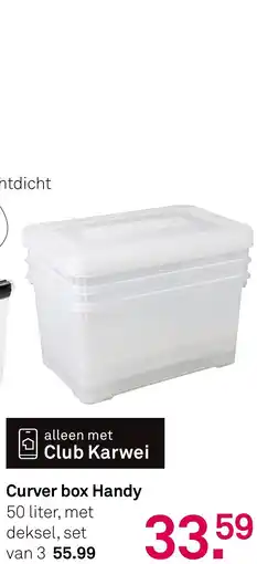 Karwei Curver box Handy aanbieding