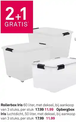 Karwei Rollerbox Iris of Opbergbox Iris aanbieding