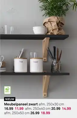 Karwei Meubelpaneel zwart aanbieding