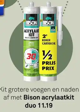 Karwei Bison acrylaatkit duo aanbieding