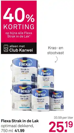 Karwei Flexa Strak in de Lak aanbieding