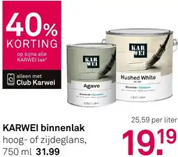 Karwei KARWEI binnenlak aanbieding