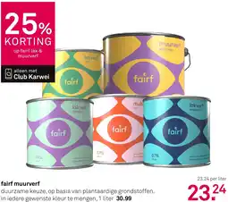 Karwei Fairf muurverf aanbieding