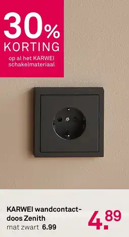 Karwei KARWEI wandcontactdoos Zenith aanbieding