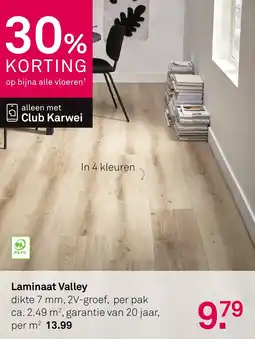 Karwei Laminaat Valley aanbieding