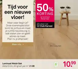 Karwei Laminaat Welsh Oak aanbieding