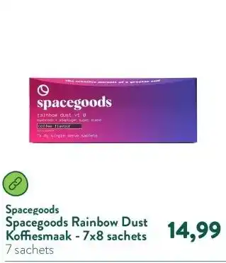 Holland & Barrett Spacegoods Rainbow Dust Koffiesmaak - 7x8 sachets aanbieding
