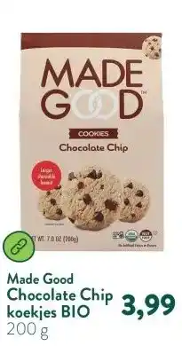 Holland & Barrett Chocolate Chip koekjes BIO aanbieding