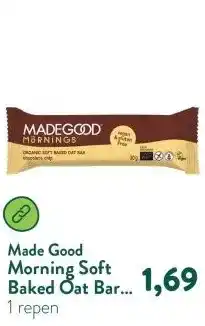 Holland & Barrett Morning Soft Baked Oat Bar Chocolate Chip BIO aanbieding