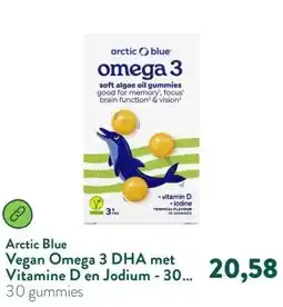 Holland & Barrett Vegan Omega 3 DHA met Vitamine D en Jodium - 30 gummies aanbieding