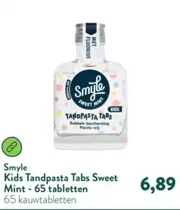 Holland & Barrett Kids Tandpasta Tabs Sweet Mint - 65 tabletten aanbieding