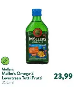 Holland & Barrett Möller's Omega-3 Levertraan Tutti Frutti aanbieding