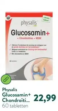 Holland & Barrett Glucosamin+ Chondroïtine + MSM aanbieding