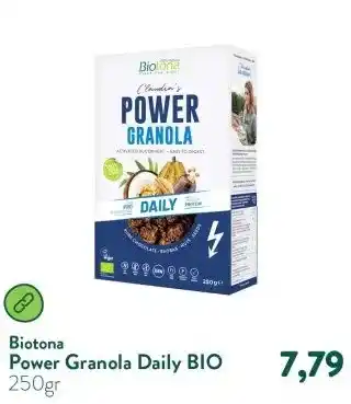 Holland & Barrett Power Granola Daily BIO aanbieding
