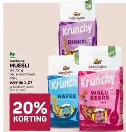 Ekoplaza Barnhouse MUESLI aanbieding