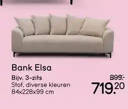 Leen Bakker Bank elsa aanbieding