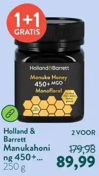 Holland & Barrett Manukahoning 450+ MGO Monofloraal aanbieding