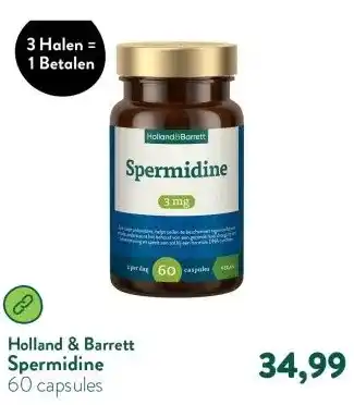 Holland & Barrett Spermidine aanbieding