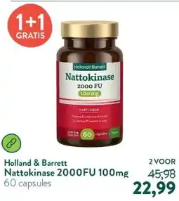 Holland & Barrett Nattokinase 2000FU 100mg aanbieding