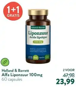 Holland & Barrett Alfa Liponzuur 100mg aanbieding