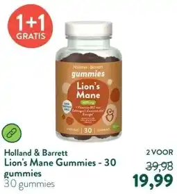 Holland & Barrett Lion's Mane Gummies - 30 gummies aanbieding