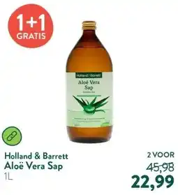 Holland & Barrett Aloë Vera Sap aanbieding