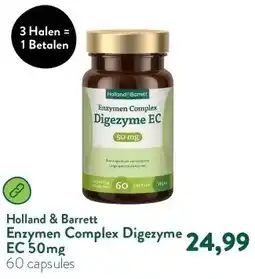 Holland & Barrett Enzymen Complex Digezyme EC 50mg aanbieding