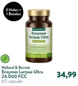 Holland & Barrett Enzymes Lactase Ultra 24.000 FCC aanbieding
