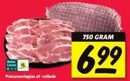 Nettorama Procureurlapjes of -rollade aanbieding