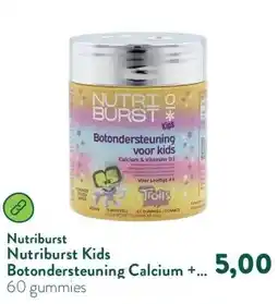 Holland & Barrett Nutriburst Kids Botondersteuning Calcium + Vitamine D3 4+ - 60 gummies aanbieding