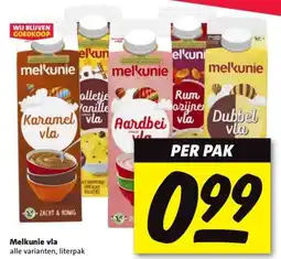 Nettorama Melkunie vla aanbieding