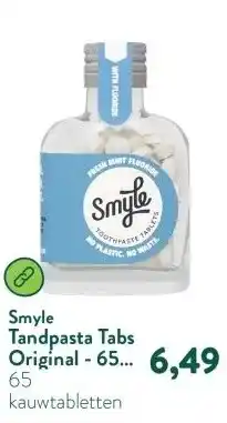 Holland & Barrett Tandpasta Tabs Original - 65 tabletten aanbieding