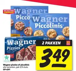 Nettorama Wagner pizzies of piccolinis aanbieding