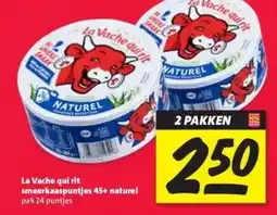 Nettorama La Vache qui rit smeerkaaspuntjes 45+ naturel aanbieding