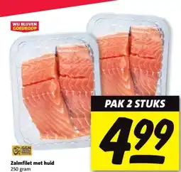 Nettorama Zalmfilet met huid aanbieding