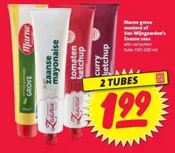 Nettorama Marne grove mosterd of Van Wijngaarden's Zaanse saus aanbieding
