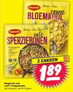 Nettorama Maggi mix voor oven- of dagschotels aanbieding