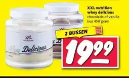 Nettorama XXL nutrition whey delicious aanbieding