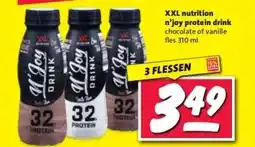 Nettorama XXL nutrition n'joy protein drink aanbieding