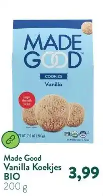 Holland & Barrett Vanilla Koekjes BIO aanbieding